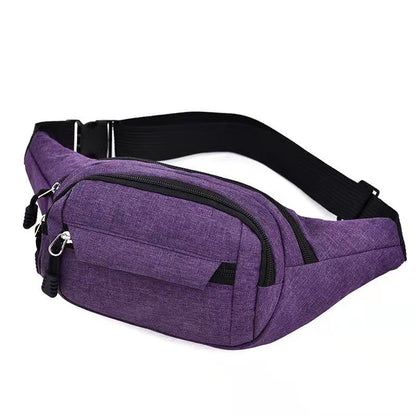 Waterproof Oxford fabric crossbody bag on the chest