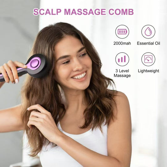 Multifunctional Electric Massaging Comb