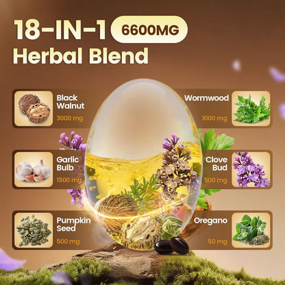 240-grain Wormwood black walnut Soft Capsule