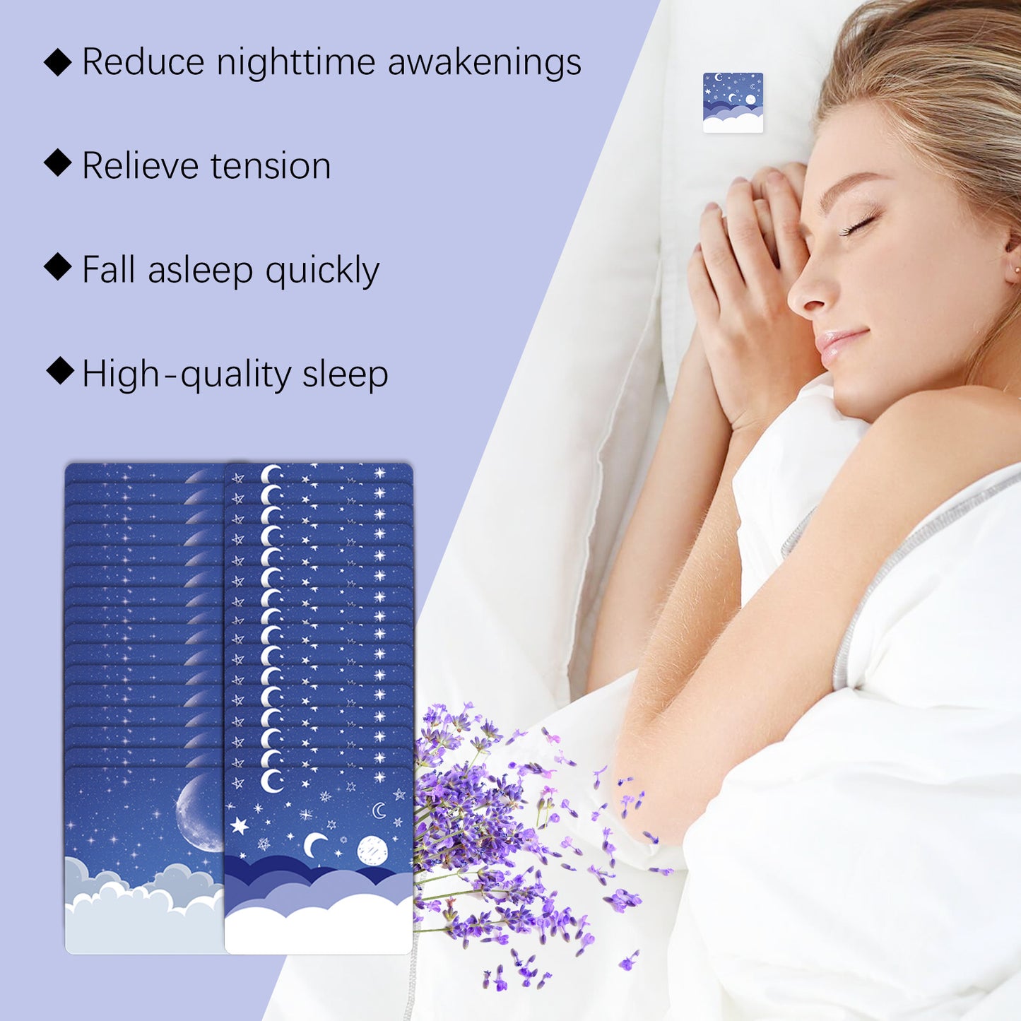 Nighttime fatigue relief sleep patches