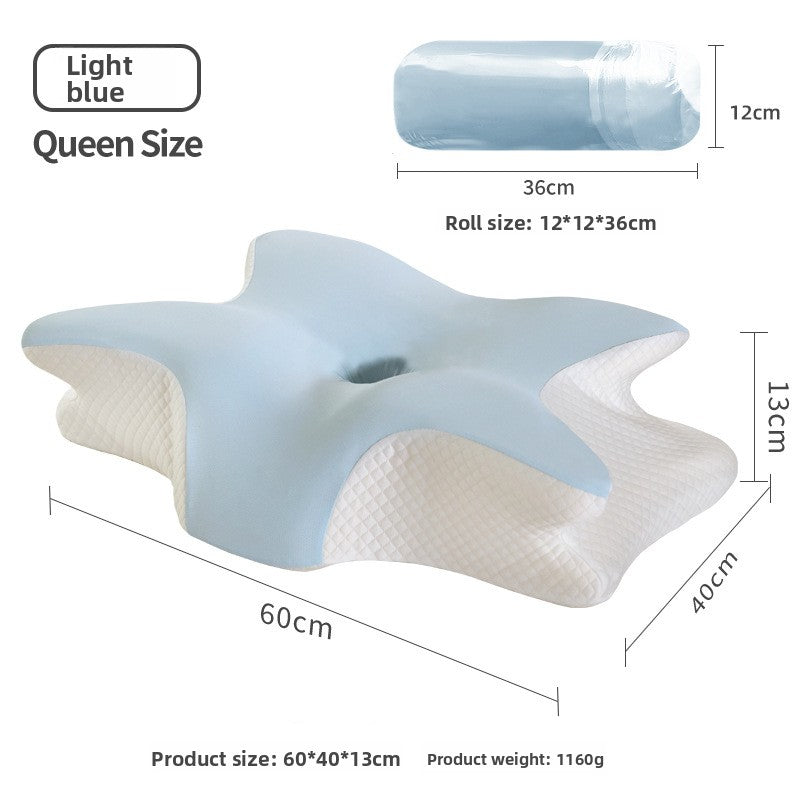 Ergonomic Butterfly Memory Foam Neck Pillow
