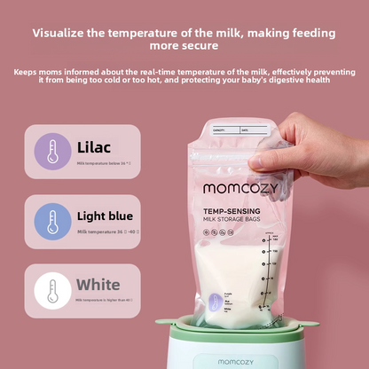 Disposable Temperature-Sensitive Breast Milk Storage Bags
