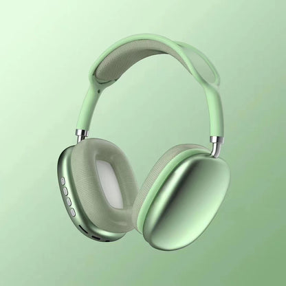 over-ear Bluetooth headphones