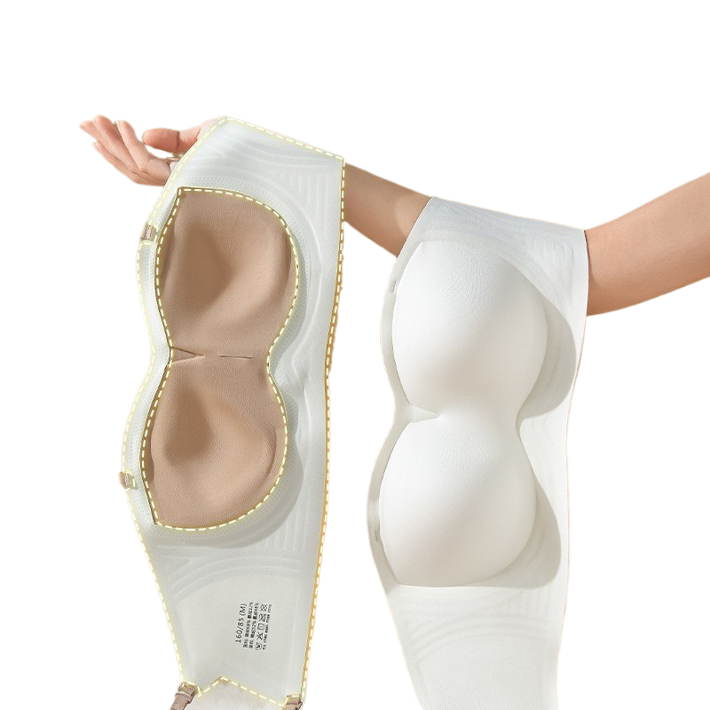 Non-Slip Strapless Push-Up Bra