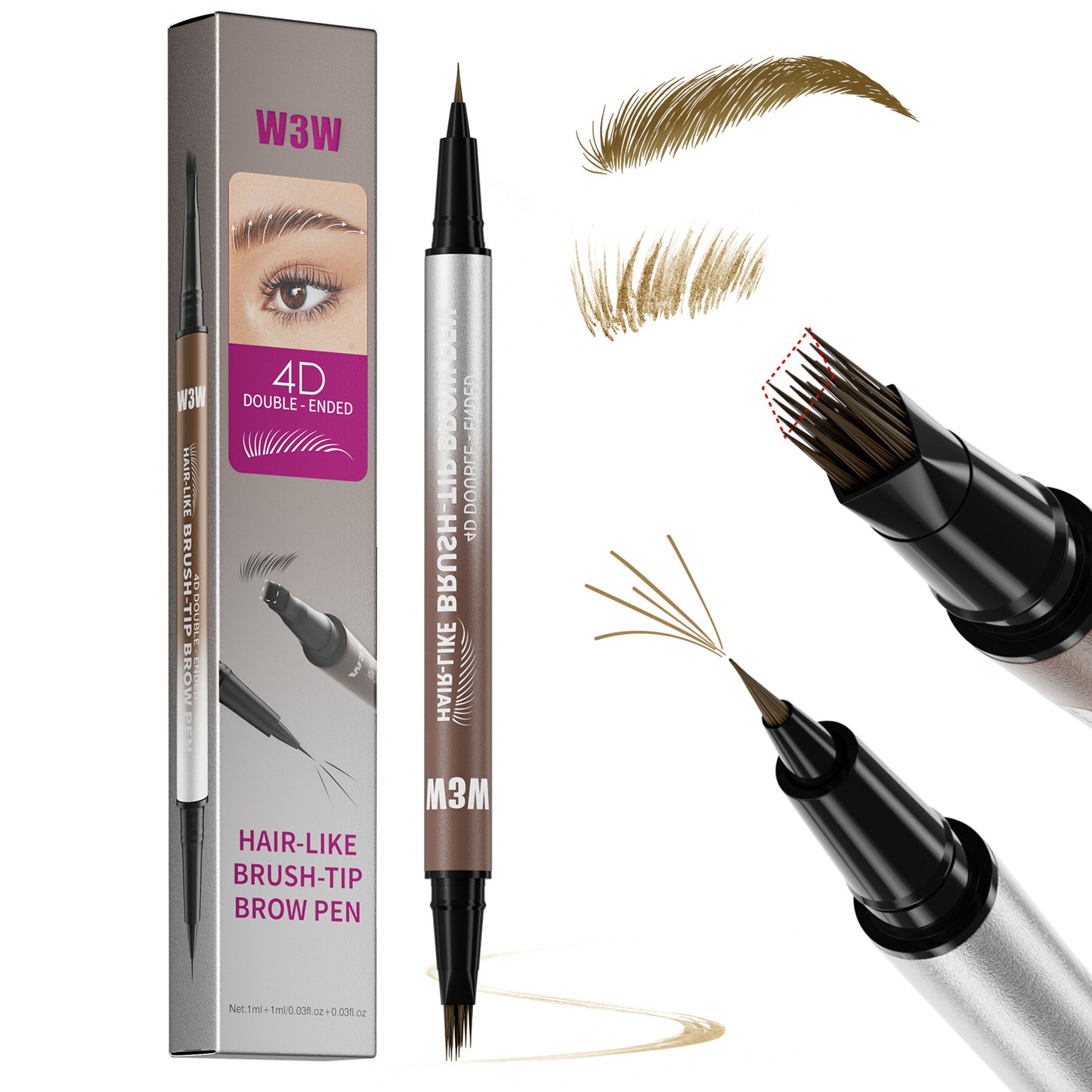 Waterproof Long-Lasting Liquid Eyebrow Pencil