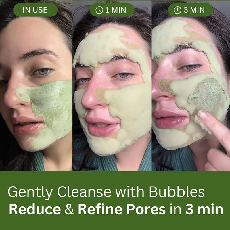 Carbonated bubble mask