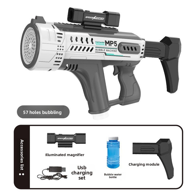 Automatic LED Bubble Machine Gun Toy