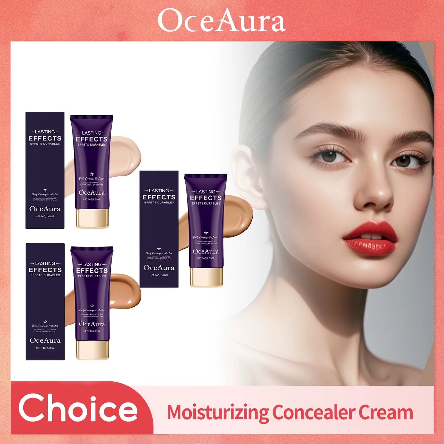 Liquid Concealer Coverage Acne Dark Circles Blemish Skin Tone Corrector Oil Control Waterproof Long Lasting Concealer Makeup