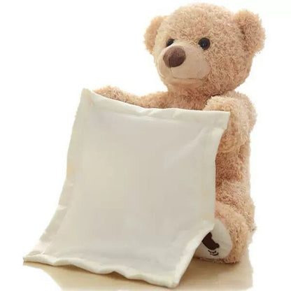 Singing Electric Plush Toy Elephant with Peek-A-Boo Function