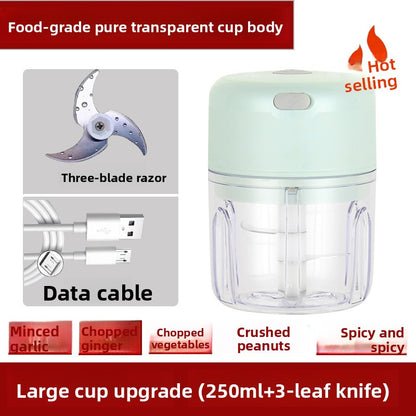 Electric garlic crusher