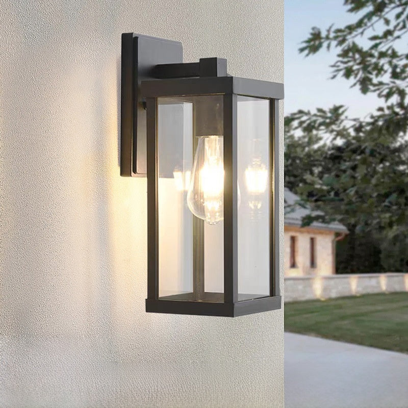 Simple outdoor waterproof wall lamp
