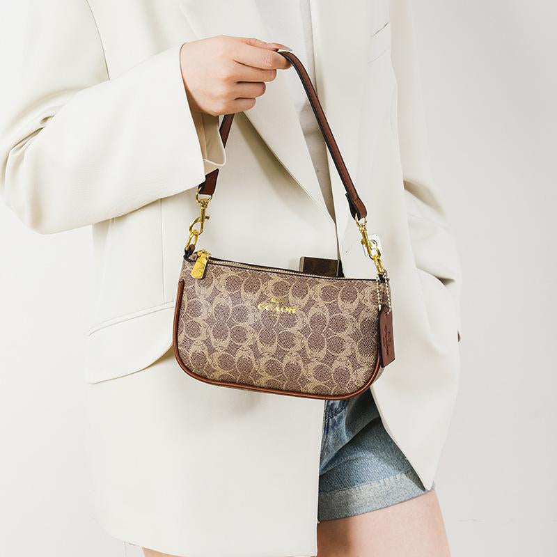 Trendy Floral Underarm Bag, Elegant PU Leather Shoulder Purse, Stylish Designer Crossbody for Versatile Women’S Fashion Holiday Party Gifts Such as Halloween and Christmas