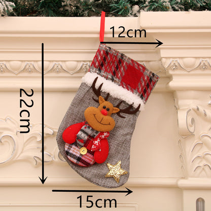 Christmas Gift Sock Hanging Bag