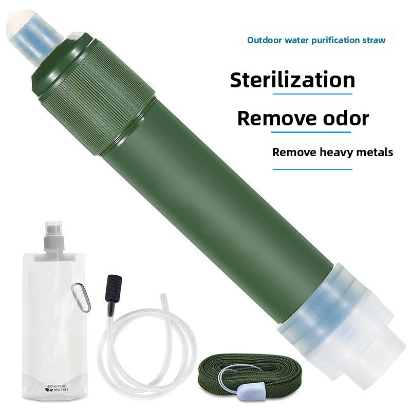 Portable ultrafiltration water purifier