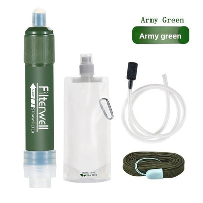 Portable ultrafiltration water purifier