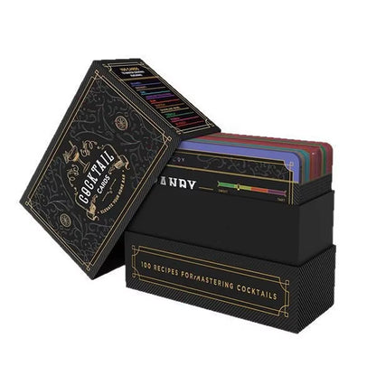 Cocktail Cards: Master Cocktails in Bartender Flashcard 100 Cocktail Recipes to Form with Step by Step Cocktail Instructions