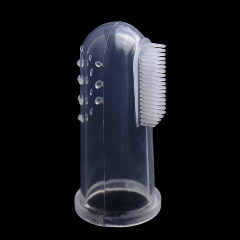 Pet finger toothbrush