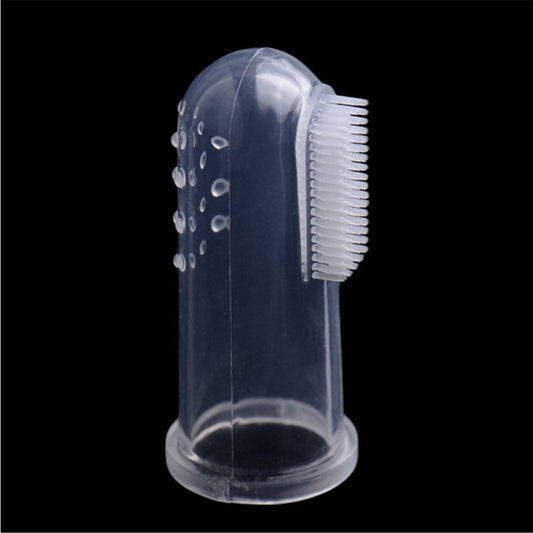 Pet finger toothbrush