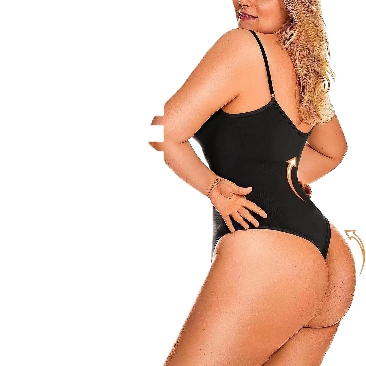 Silk-free shaping garment