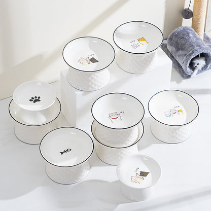 Pet ceramic cat Basin