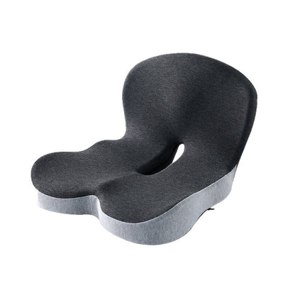 Memory foam one-piece seat cushion backrest