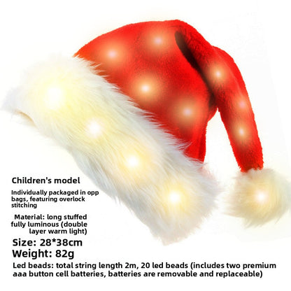 Christmas Short Plush Hat