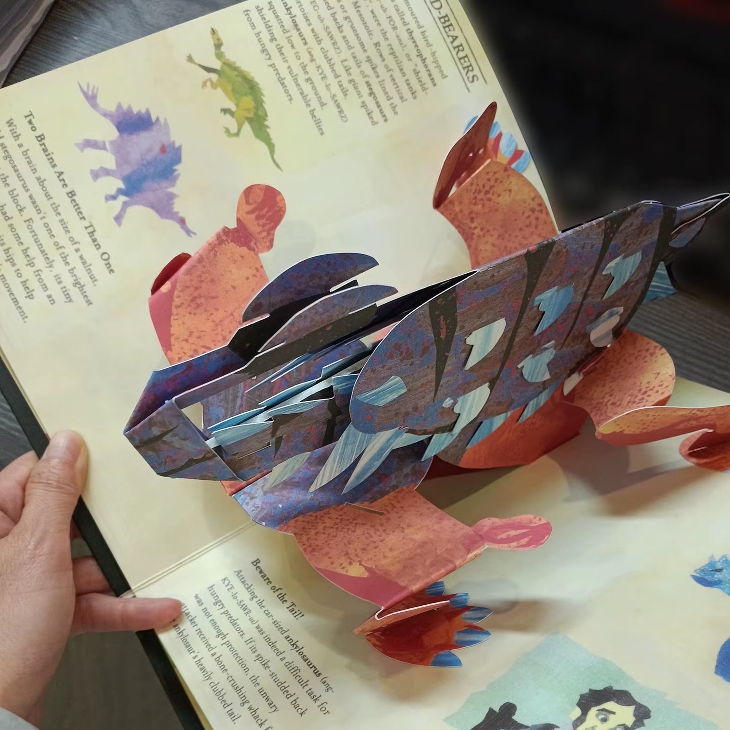 3D Dinosaur Book Dinosaurs Activity Book Creative Encyclopedia Prehistorica for Children Boys Girls Gift for Dinosaur Lovers