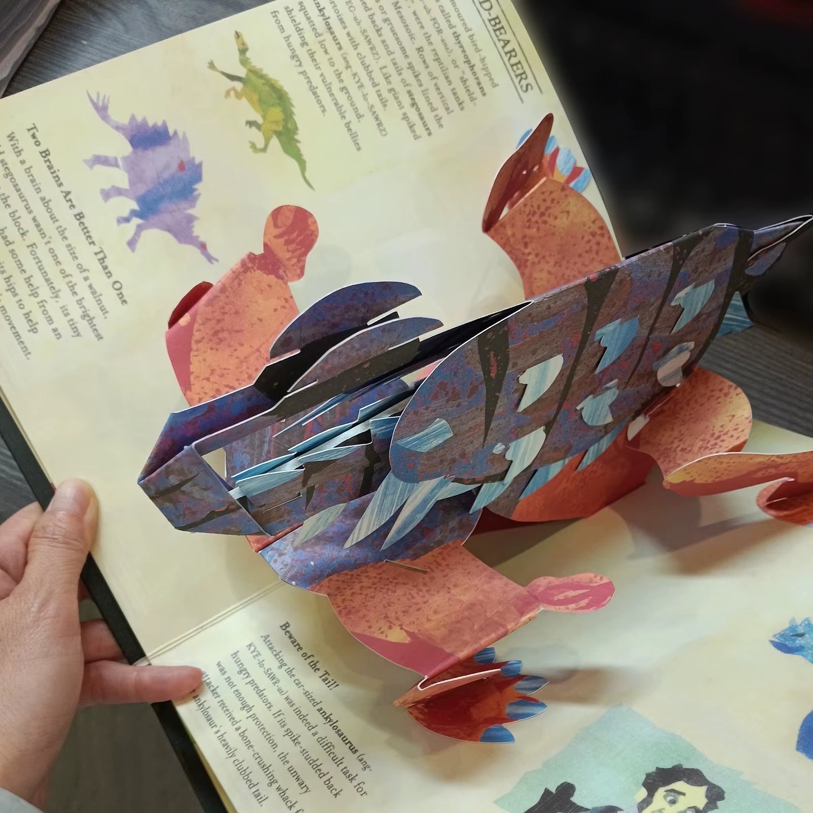3D Dinosaur Book Dinosaurs Activity Book Creative Encyclopedia Prehistorica for Children Boys Girls Gift for Dinosaur Lovers