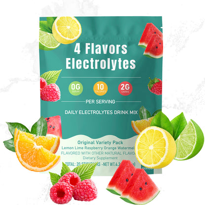 Electrolyte Drink Powder 4 Flavors