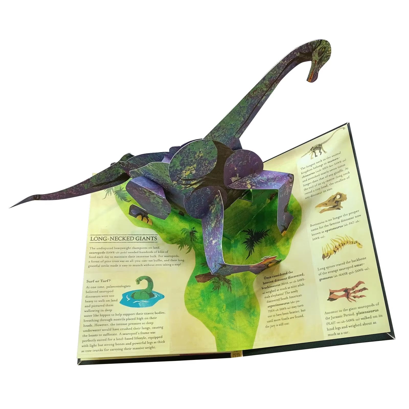 3D Dinosaur Book Dinosaurs Activity Book Creative Encyclopedia Prehistorica for Children Boys Girls Gift for Dinosaur Lovers
