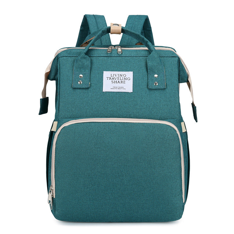 Multifunctional Folding Diaper Backpack