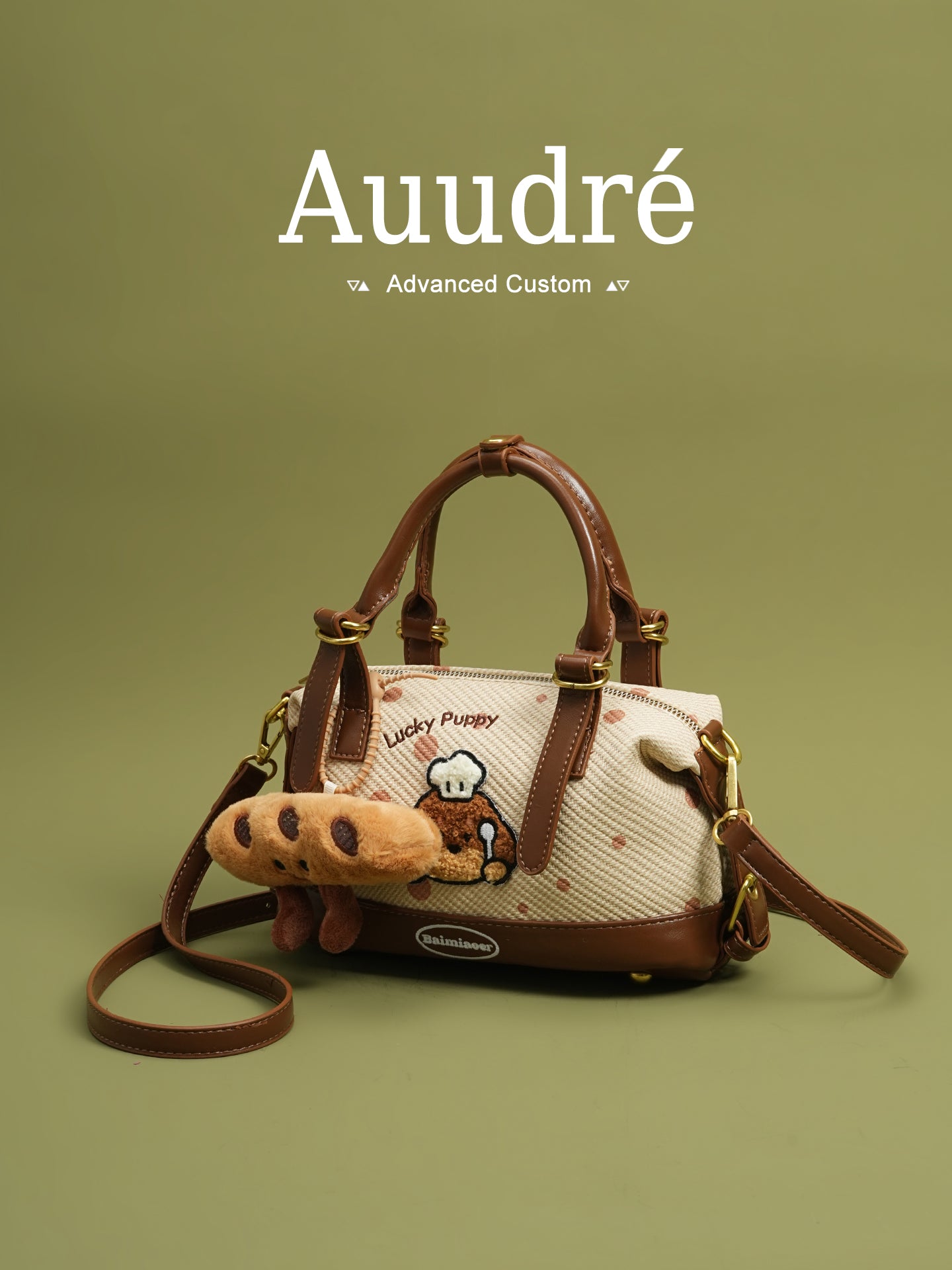 Retro Color-Block Pillow Handbag