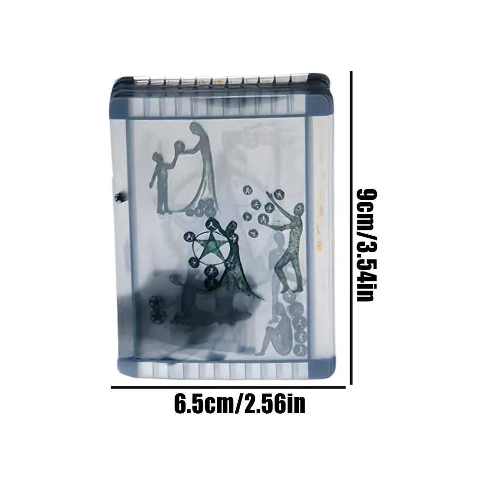 Transparent Tarot Cards Divination Tool Board Game for Fortunetelling Party Card Deck Divination Fate for Spiritual Readers