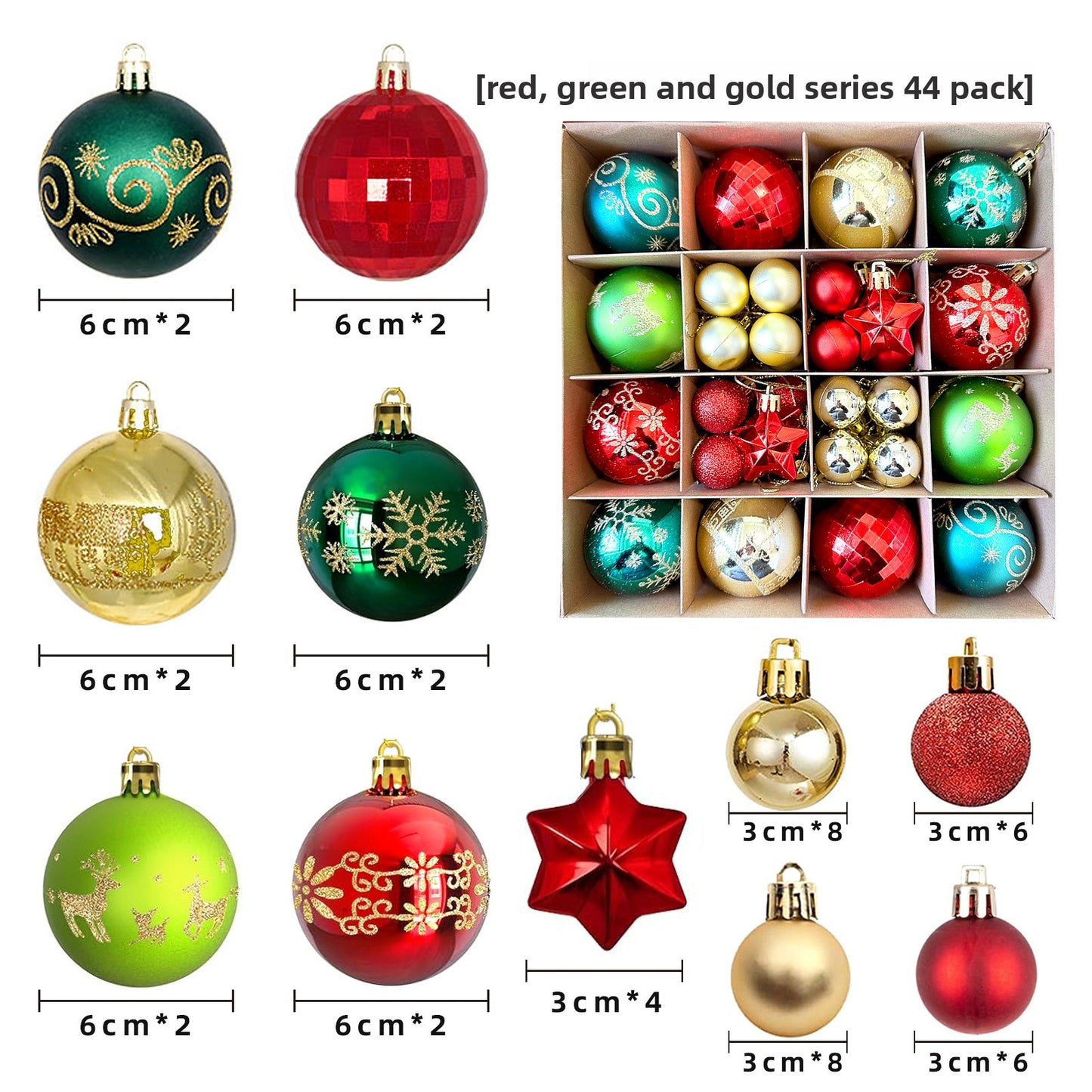Spherical Christmas decorations Christmas tree
