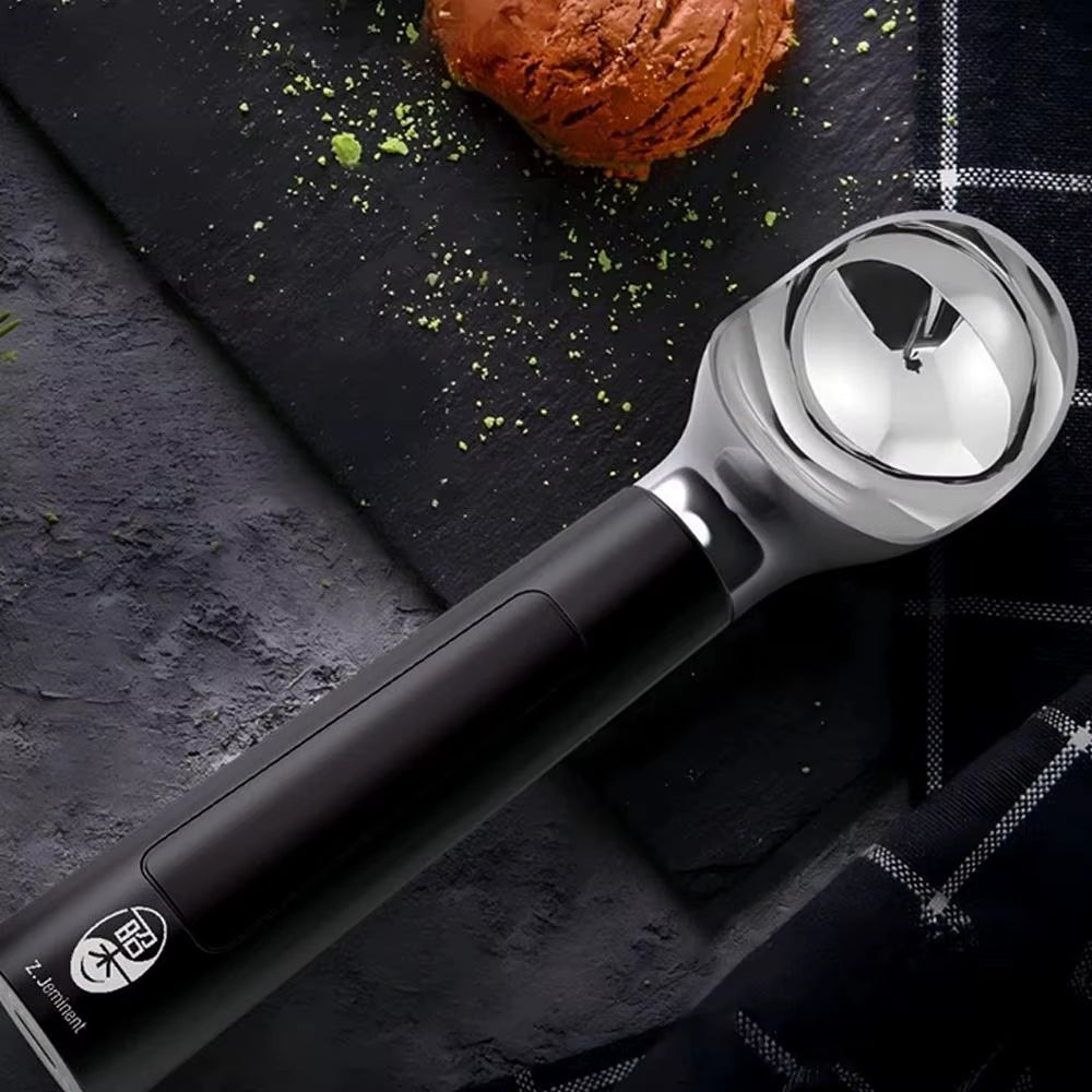 Electric Ice Cream Scoop Heated Spoon Rechargeable with LED Display Easy Scooping Perfect Gift for Ice Cream Lovers Kitchen
