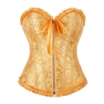 Zipper shaping garment