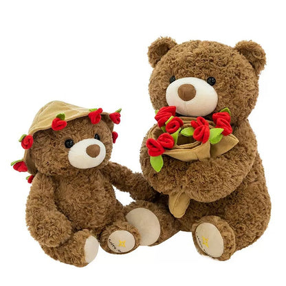 Rose Bear Plush Toy