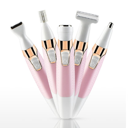 Dual-purpose dry and wet hair removal device