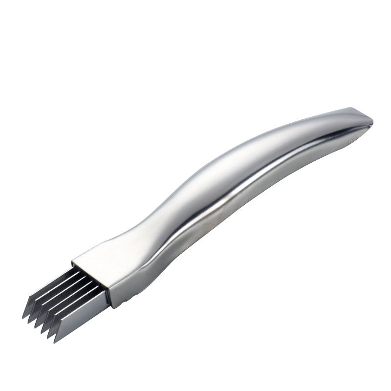 Portable and lightweight scallion slicer