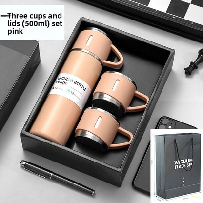 Customizable Insulated Thermos Gift Set
