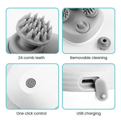 Electric Scalp Massager Head Relaxation Rechargeable