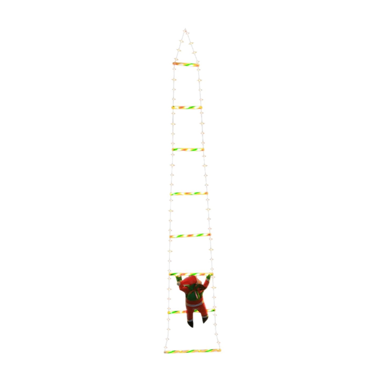Santa Claus Ladder LED Decorative Light String with Remote Control