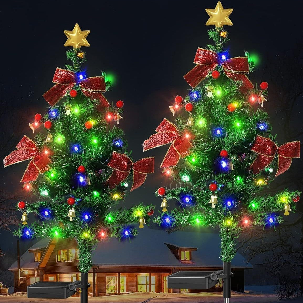 Product Title: Solar Christmas Tree Lights