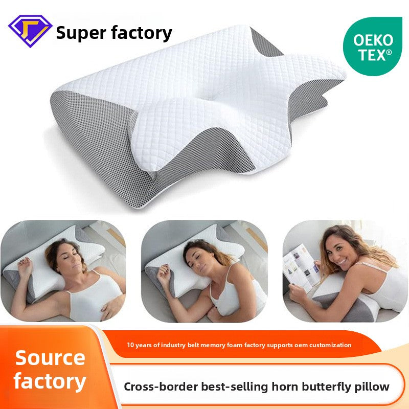 Ergonomic Butterfly Memory Foam Neck Pillow