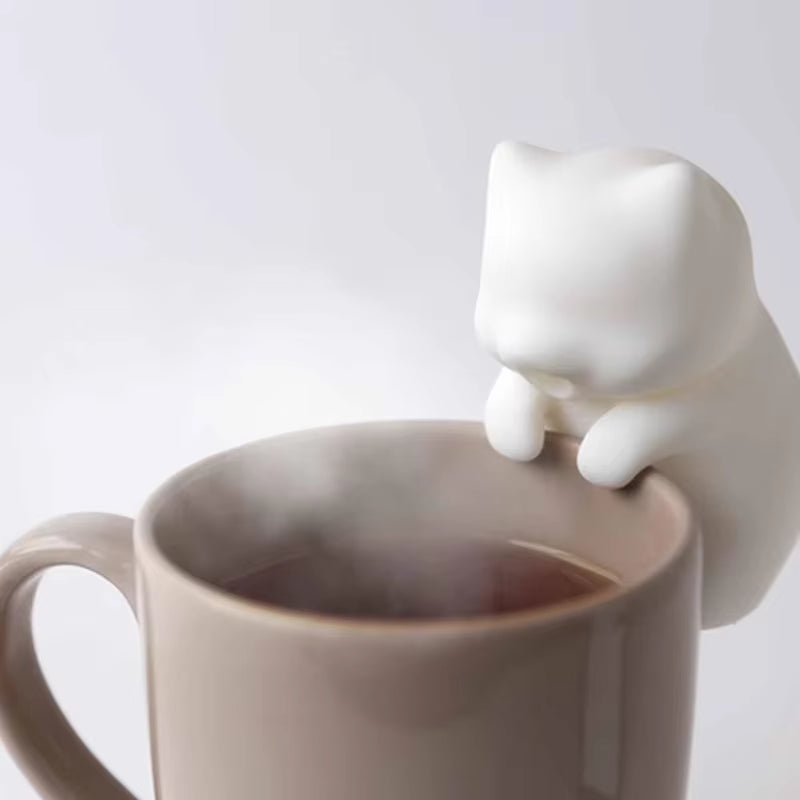 New Cartoon Cat Shape Automatic Air Blower Mini Food Cooling Fan Portable Quicking Cooling Hot Water Tea Rice Dishes Coffee Fans