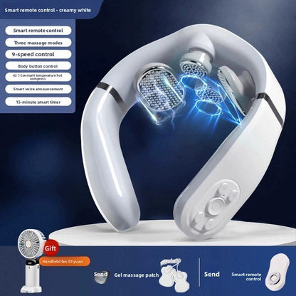 Multifunctional Cervical Massager with Heat and Voice Control
