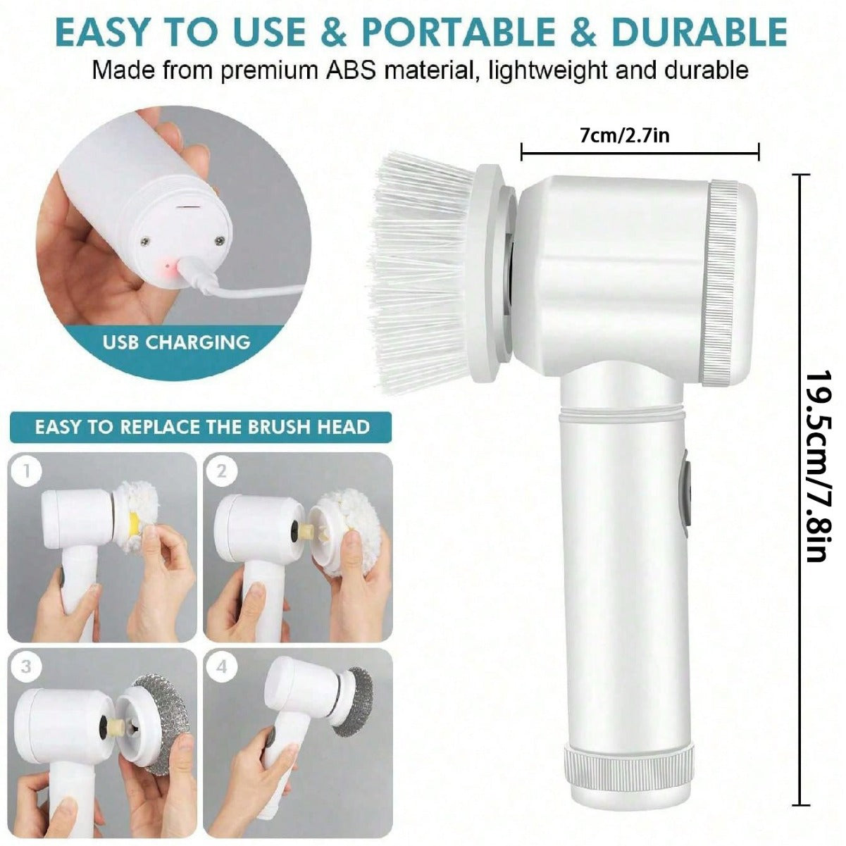 Electric cleaning brush