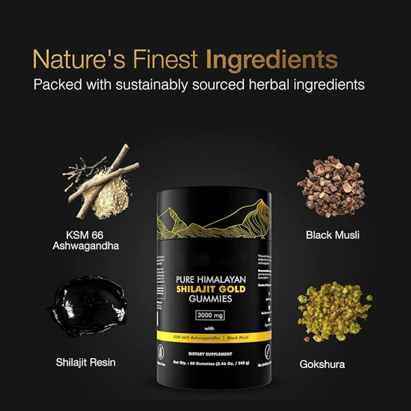 Organic Saffron Shilajit Honey Sticks