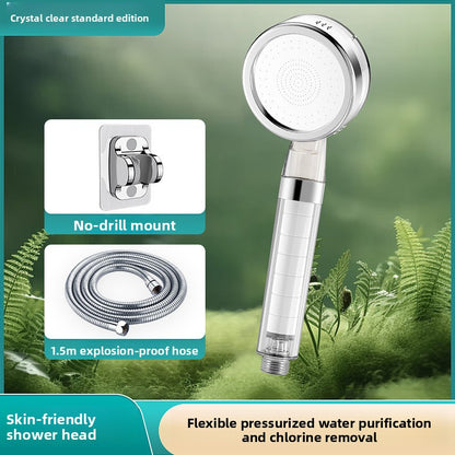 Filtered Shower Head with Vitamin C and Chlorine Removal