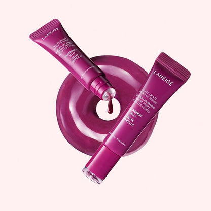 Laneige Glaze Craze Tinted Lip Serum, Hydrating & Moisturizing Lip Tint, Korean Lip Care, Infused with Polypeptide